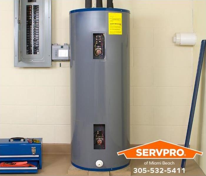 A water heater is shown.